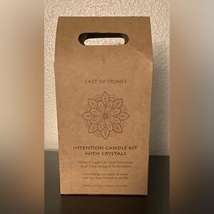 Cast of Stones Intention Candle Kit with Crystals